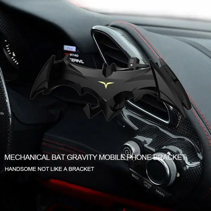 Автомобильный вентиляционный телефон крепление в форме летучей мыши Hands Free Gravity Авто держатель для телефона Колыбель TD326