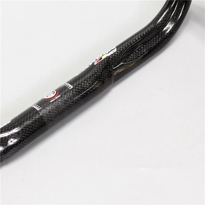 PuraRaza Lightweight Full Carbon Fiber Road Bike Handlebar 3K Racing Handle Bike Bend to 400420440mm Bicycle Parts (3)