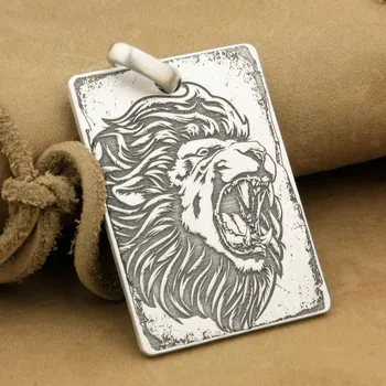 925 Sterling Silver Deep Engraved High Detail Angry Lion Dog Tag Mens Biker Rocker Punk Pendant 9X010 JP
925 Sterling Silver Deep Engraved High Detail Angry Lion Dog Tag Mens Biker Rocker Punk Pendant 9X010 JP