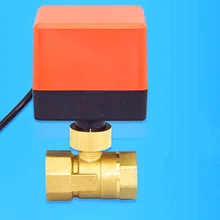 G1/2 G3/4 G1 двухстороннее 3-жильный CR02 CR03 метод подключения моторизованный шаровой кран из латуни, AC220V Электрический привод резьбовой клапан, J19083