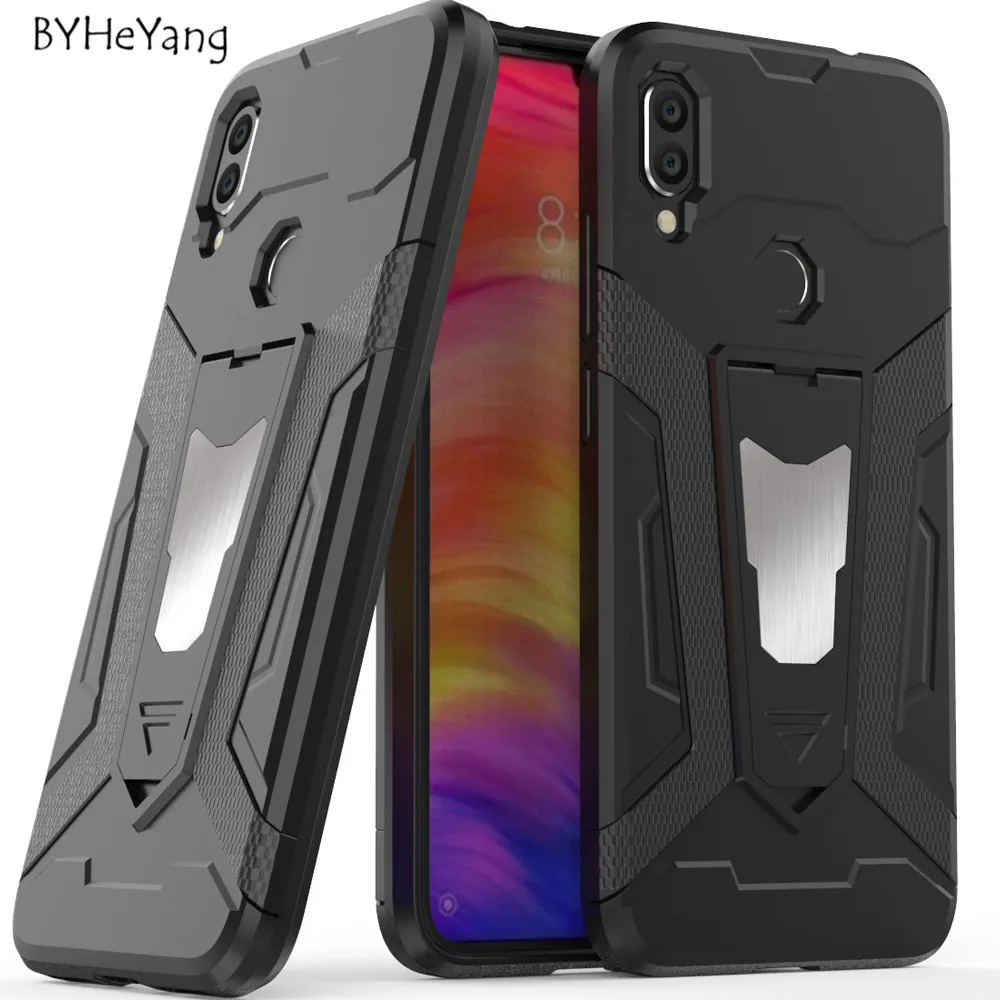 

For Xiaomi Redmi Note 7 Case Redmi Note 7 Magnetic Holder Car Armor Back Cover Shockproof Case for Xiaomi Redmi Note 7 Pro Cover