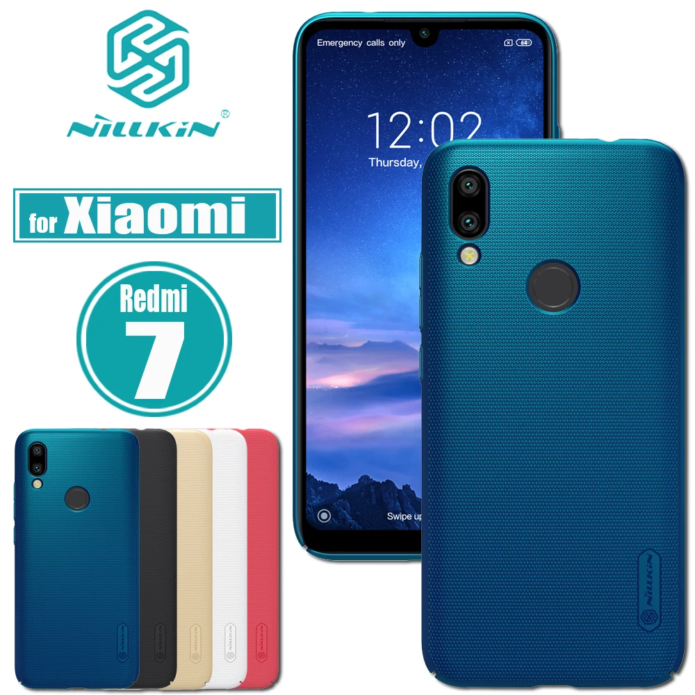 

Xiaomi Redmi 7 Case Nillkin Frosted Shield Hard PC Plastic Smart Phone Back Cover for Xiaomi Redmi 7 Pro 6.26'' Capa Nilkin