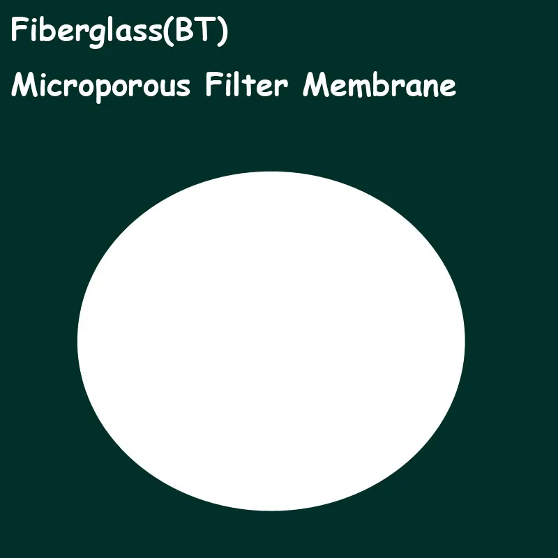 

50pcs/lot (BT) Glass Fibre Microporous Filter Membrane Dust Measurement Quartz fiber High temperature resistance Filter Paper