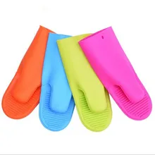 Силиконовые перчатки термостойкие кухонные аксессуары приготовление, Выпекание, барбекю инструменты для печки