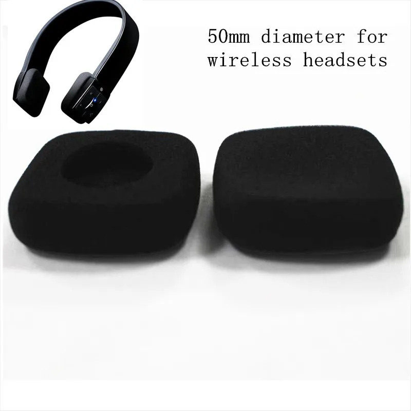 Linhuipad 50 pack 5cm Headset Foam Ear Pads Soft Ear Cushion Headphone