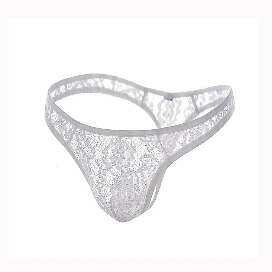 

Men's Sexy Underwear Lace Transparent Thong Men's Sexy Underwear T-Pants sexy lingere babydoll Men's transparent briefs