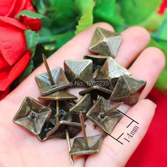 Accesorios para muebles de 14x20mm, clavos cuadrados, clavos decorativos, planos, clavos antiguos para puertas de venta al por mayor|nail lot|sofa springsofa massage - AliExpress