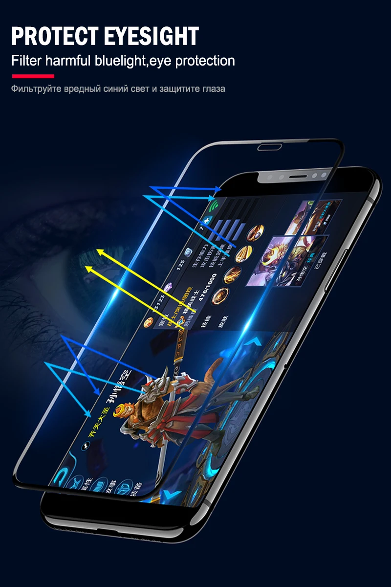 6D изогнутое закаленное стекло для iphone X XS Max XR полное покрытие защита экрана закаленное стекло для Apple iphone X XS Max 9H стекло