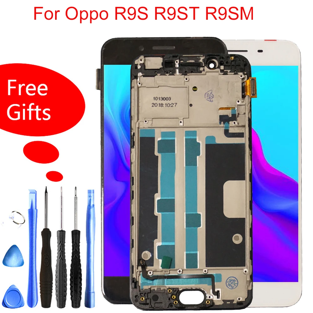 

5.5" Quality Lcd For Oppo R9S LCD Screen Display Panel Screen Digitizer For Oppo R9S R9ST R9SM LCD