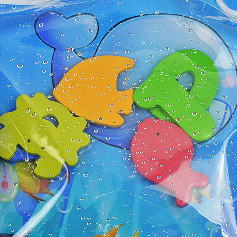 Inflatable Water Play Mat Children Cartoon Patted Pad Baby Water Training Cushion Summer Fun Baby Crawling Star Shape Toys Pad