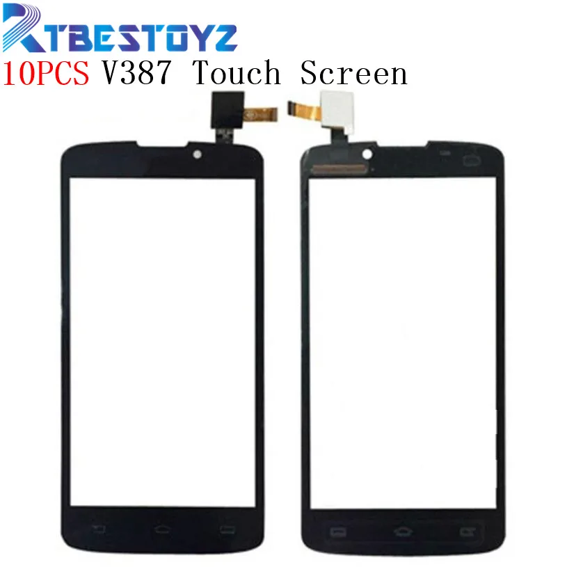 RTBESTOYZ 10PCS Original Black For Philips V387 Touch Screen Panel TP Smartphhone Free Shipping | Мобильные телефоны и