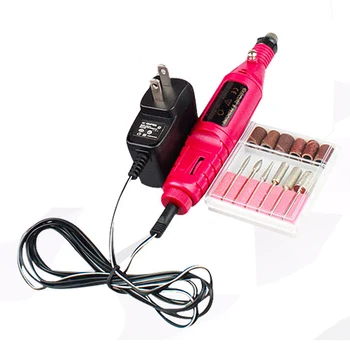 

1set 6bits 20000rpm Professional Electric Manicure Machine art Pen Pedicure File Polish Shape Tool Feet Care Product