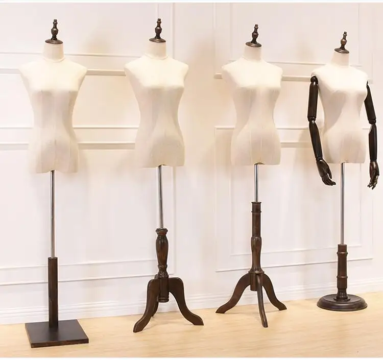 Clothing store clothes model props female clothing half body wrap european-style personality window clothing model with hand .