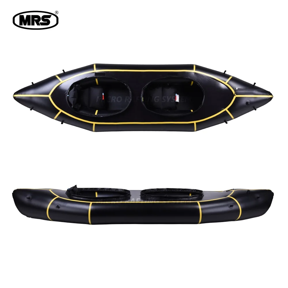 

[MRS][Barracuda R2 Pro] Micro rafting systems yellow ultra-light inflatable kayak packraft white water 2 seaters
