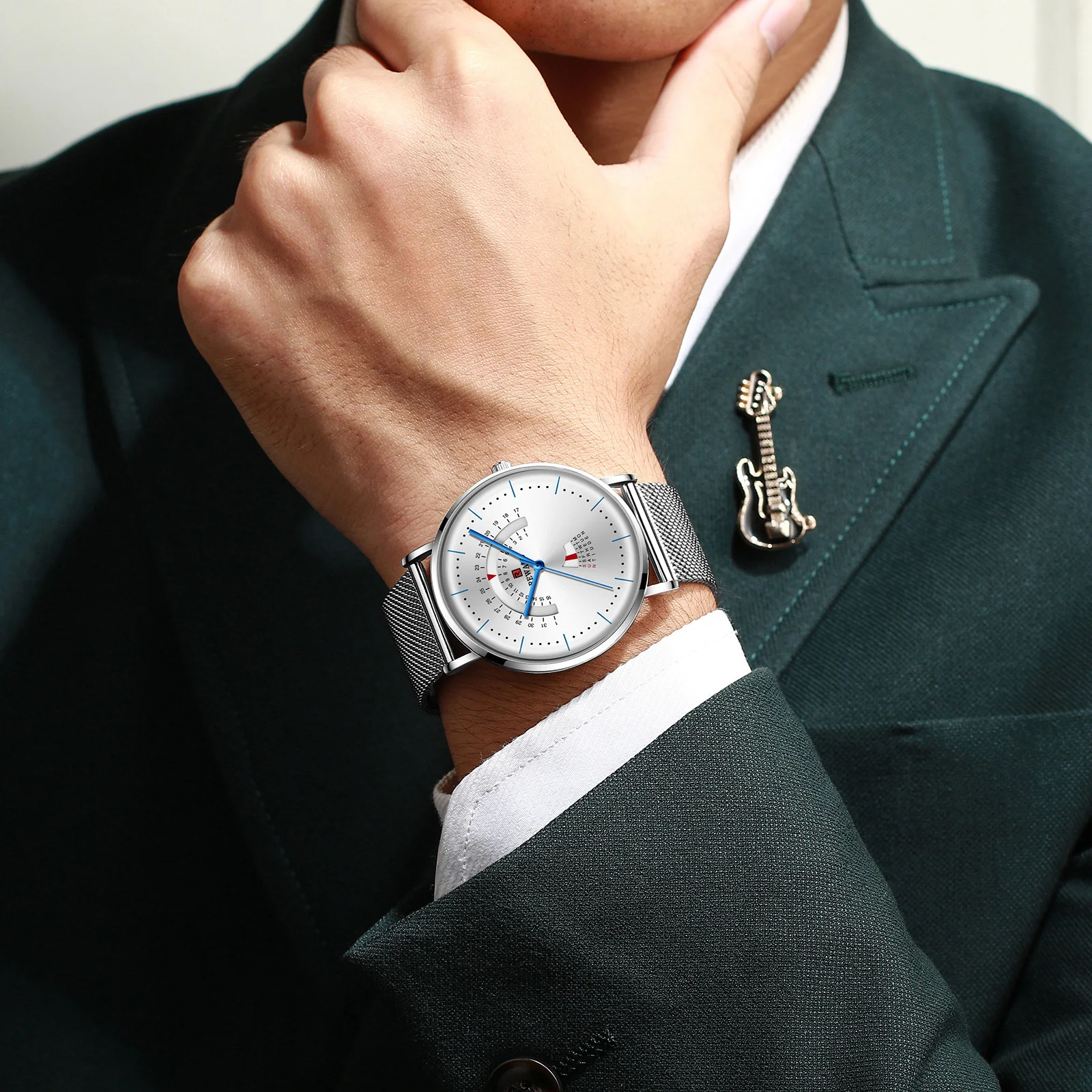 Relogio Masculino, наградные модные мужские часы, водонепроницаемые мужские часы, Топ бренд, Роскошные мужские часы, полный календарь, часы на неделю