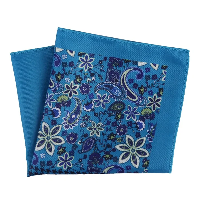 MPK-045pocket square Портной Смит дизайнер Карманный квадратный модный платок Пейсли Цветочный плед Stye Hanky 9 цветов на выбор - Цвет: MPK-045pocket square