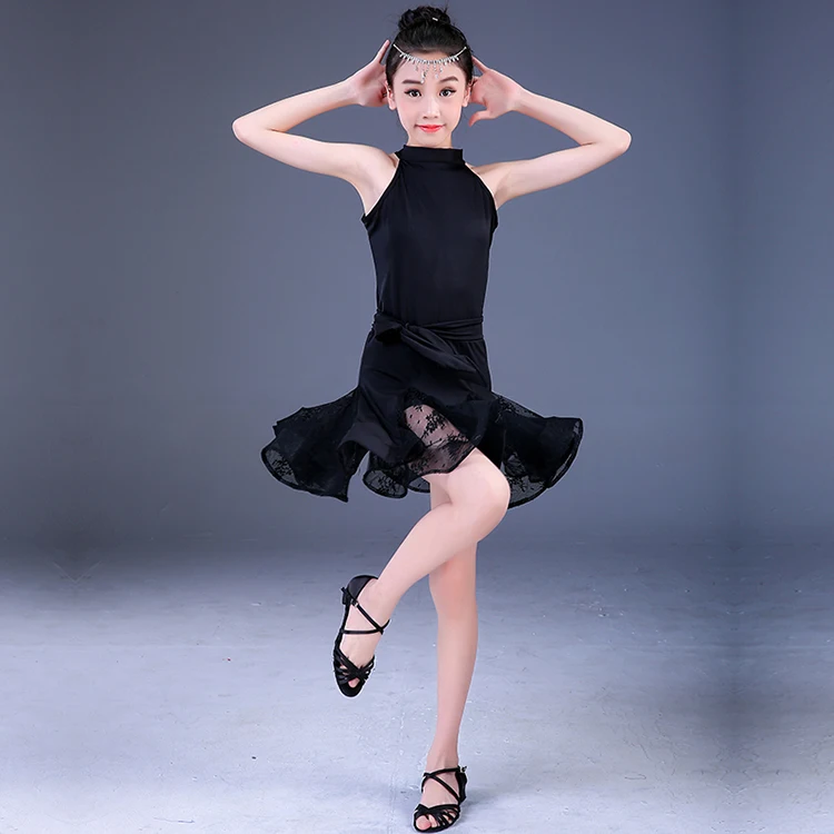 girls latin dance dress  (4)