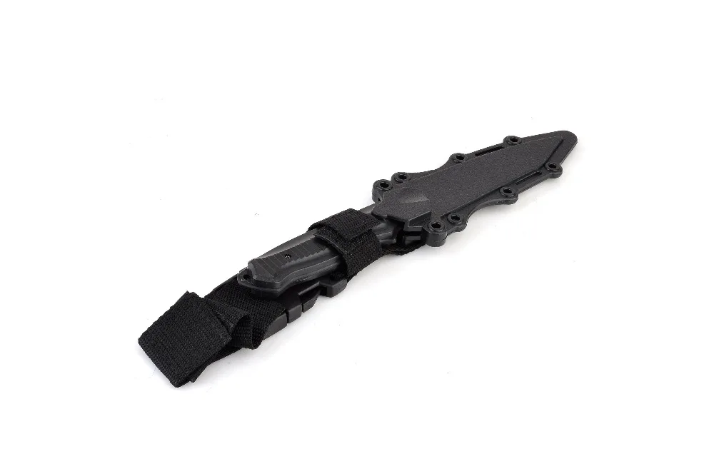 Matrix Aggressor 141 Type Rubber Training Knife w/ Hardshell Sheath Airsoft Movie Prop Drop Shipping