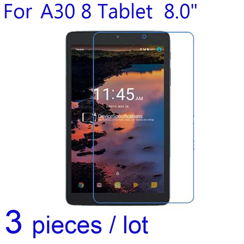 

3pcs/lot Soft Tablet Screen Protectors Guard for Alcatel Pad A30 8 Tablet 8.0" Clear/Matte/Nano Explosion-Proof Protective Films