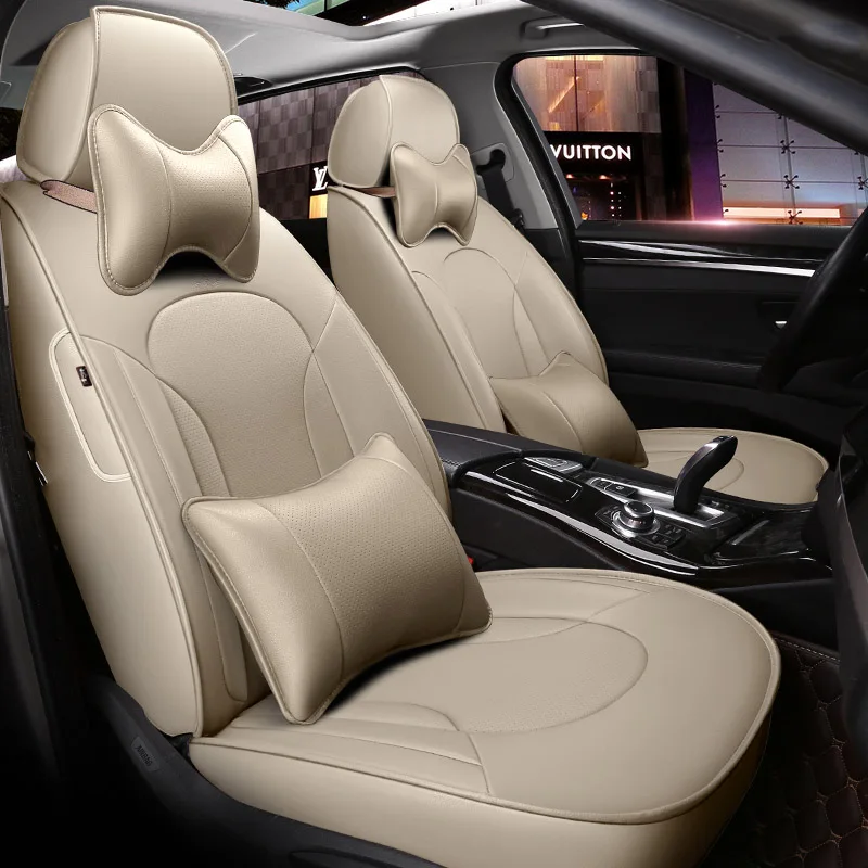 Кожаный чехол на сиденье для Hyundai IX35 IX25 Sonata Santafe Tucson ELANTRA Accent Verna I30|seat cover for hyundai|leather