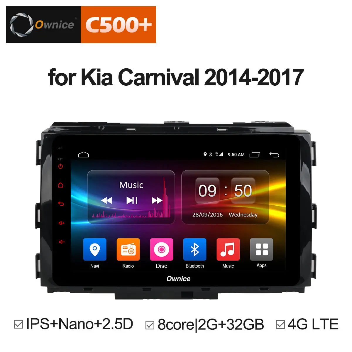 

Ownice DSP 360 Panorama Octa Core Android9.0 Car DVD Radio GPS Navi Player K3 K5 K6 for Kia Carnival 2014 - 2017 4G LTE Optical
