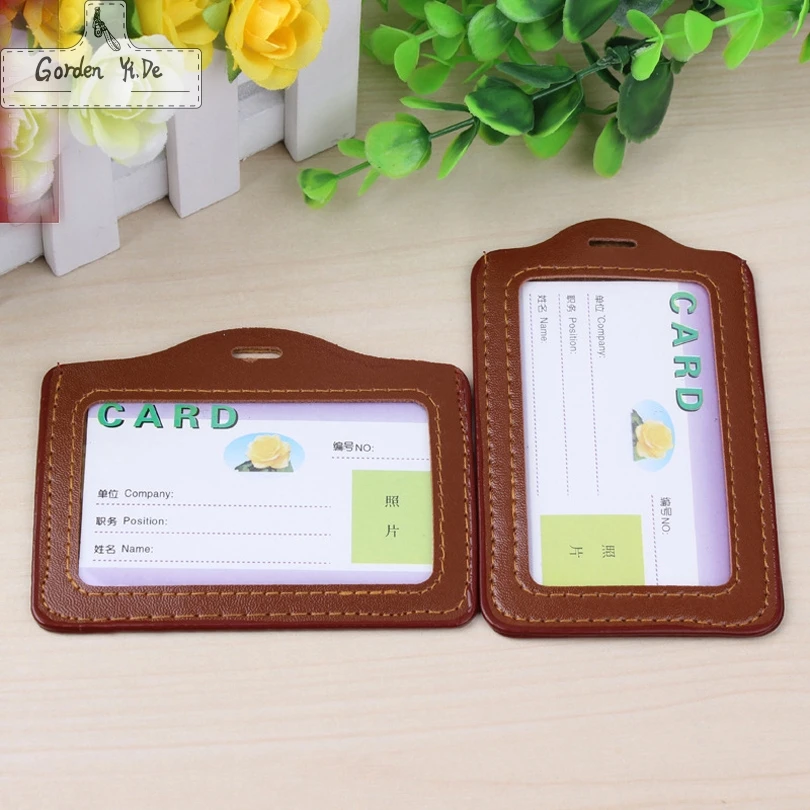 

2018 PU Lanyard Women Card Case Holder Portable String Fashion ID Bus Identity Badge with Lanyard Porte Carte Credit