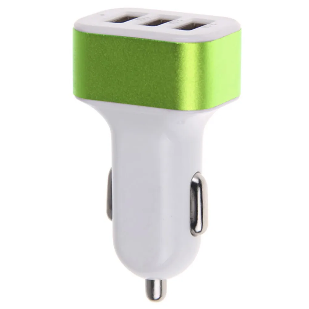 Popular 5V 4.1A 3 USB port car charger for mobile phone camare tablet PC all kinds of mobile smart devices 3 USB ports charger