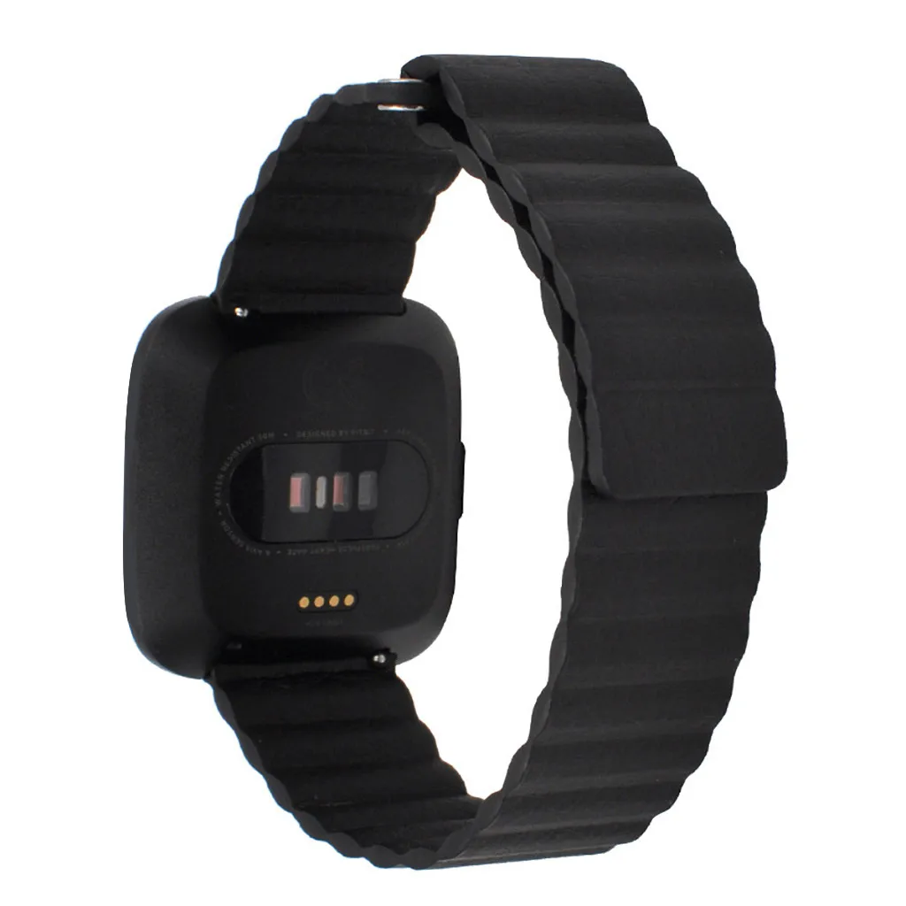 Роскошный кожаный ремешок для наручных часов с пряжкой Для Fitbit versa Lite, устойчив к коррозии, Легко чистит благородство
