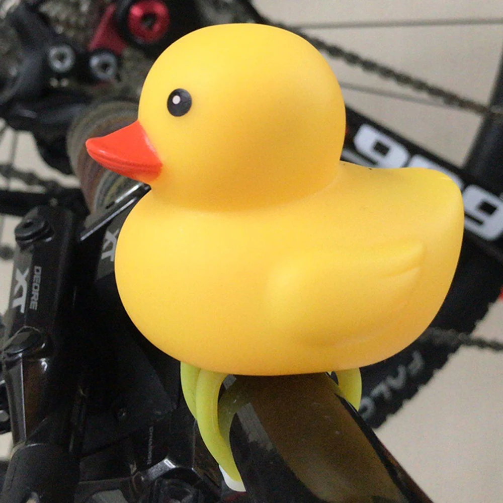 High Quality Bicycle Handlebar Cycling Bell Sound Night Glow Little Yellow Duck Outdoor Protective Bell Rings Bicycle Accessory