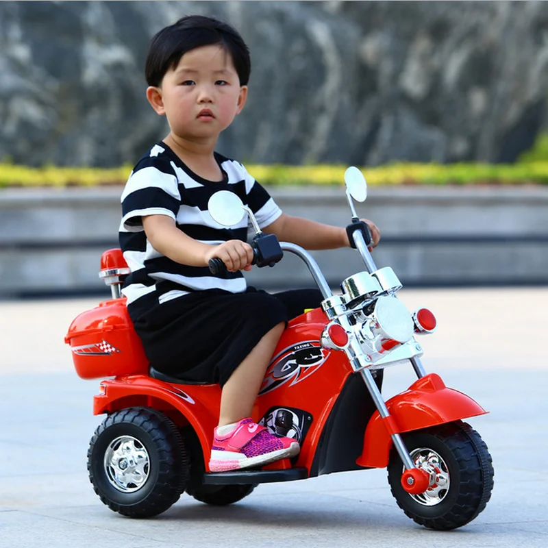 

Children's Electric Motorcycle Ride on Toy Vehical Kids Three Wheels Electric Cars Tricycle Car Bicycle Motorcycle for Children
