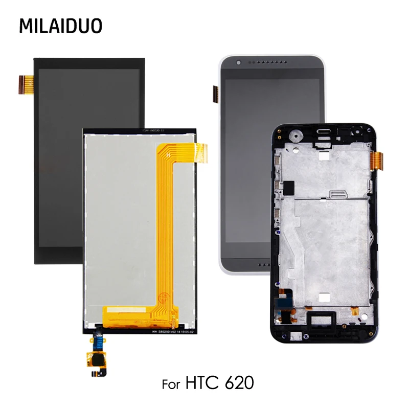 ЖК дисплей для HTC Desire 620 620G D620 620U 620T Сенсорный экран дигитайзер сенсор стекло