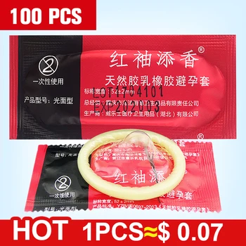 wholesale 100 PCS Condoms Ultra Thin Large Oil Quantity Sex tool products for Men package condom Adult free shipping