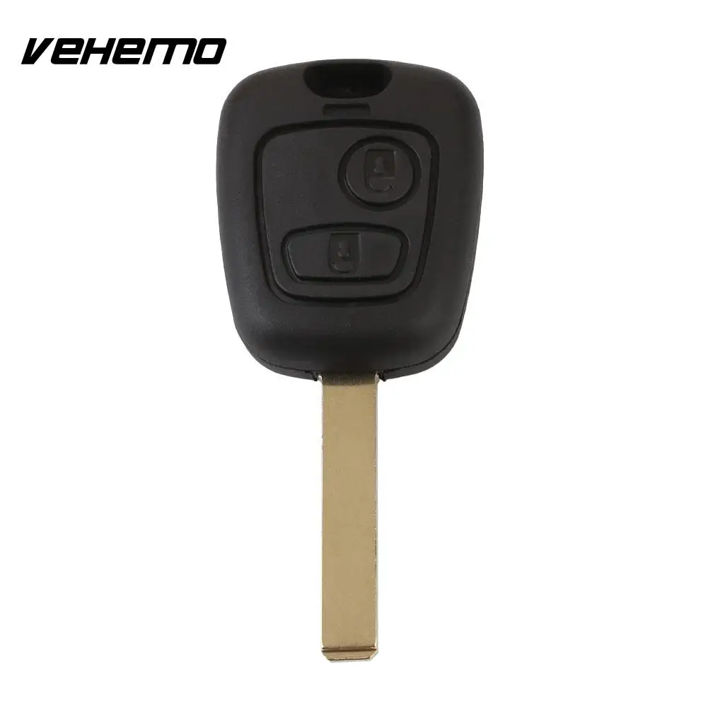 

Auto 2Buttons Flip Remote Control Key Fob Case w/ Key Blade For Toyota AYGO