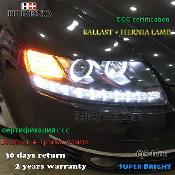 Hireno Headlamp for 2005 2008 Audi A6 