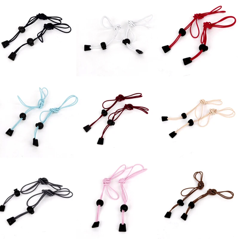 JUP 3 Pair Fast Wear Lazy Adult Child Shoes Laces Locking Elastic Shoestrings Running Jogging Triathlon Running Fitness Shoelace