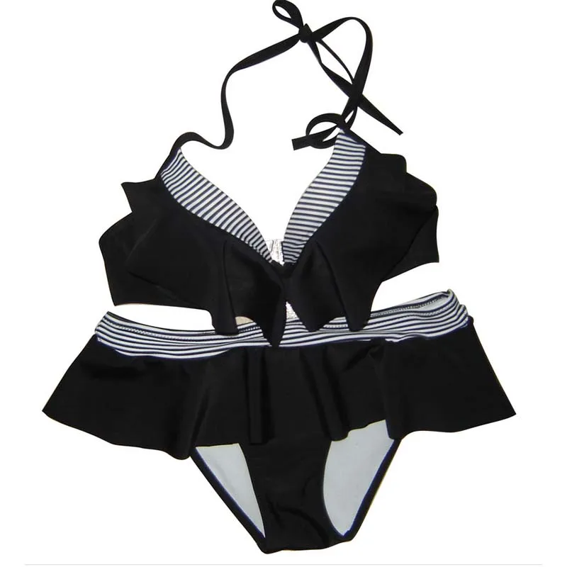 

TQSKK 2019 Sexy New Arrival Brazilian Bikini Halter Top Women Swimsuit Print Rerto Swimwear Female Beach Wear Bathing Buquini