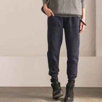 Dark blue K6621b повседневные Бархатные утепленные брюки Универсальные женские - Цвет: Dark blue