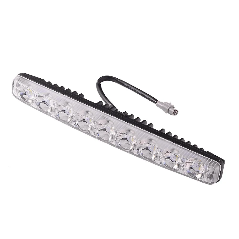 

9-LEDS Daytime Running Light 6000K 13.44W Fog Driving Lamp 2 Pcs Super Bright LED Car Lights