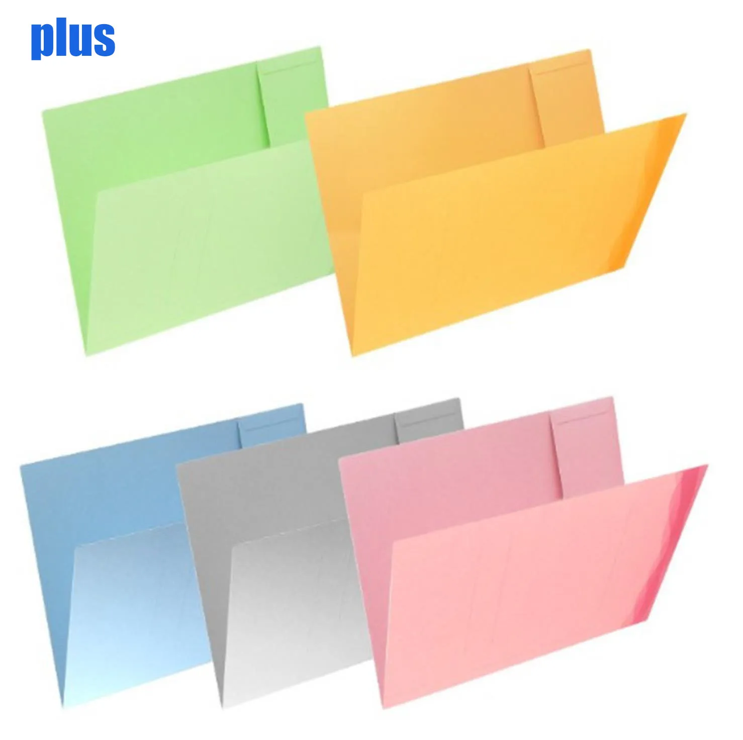 TUNACOCO JAPAN PLUS 5 PCS/SET A4 paper file folders ducument clip holder for office student business suplies wjd1710004 | Канцтовары для