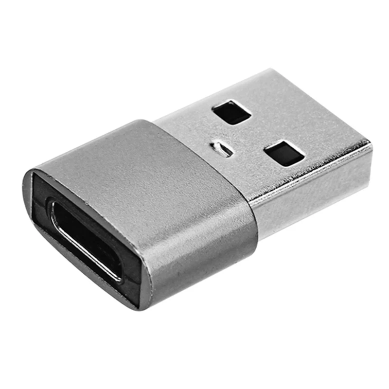 Usb type C адаптер Thunderbolt 3 к USB 3,0 OTG конвертер алюминиевый для MacBook Pro fSamsung Note 8 S8 для Google Pixel 2 XL - Цвет: Grey