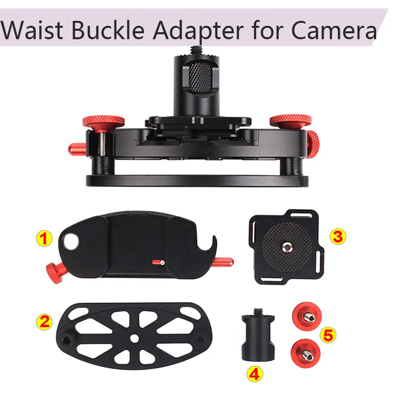 

Backpack Chest Strap Button Mount Clip Belt Including 1/4'' Adapter for DJI OSMO+ OSMO Mobile Waist Buckle for SLR Camera Parts