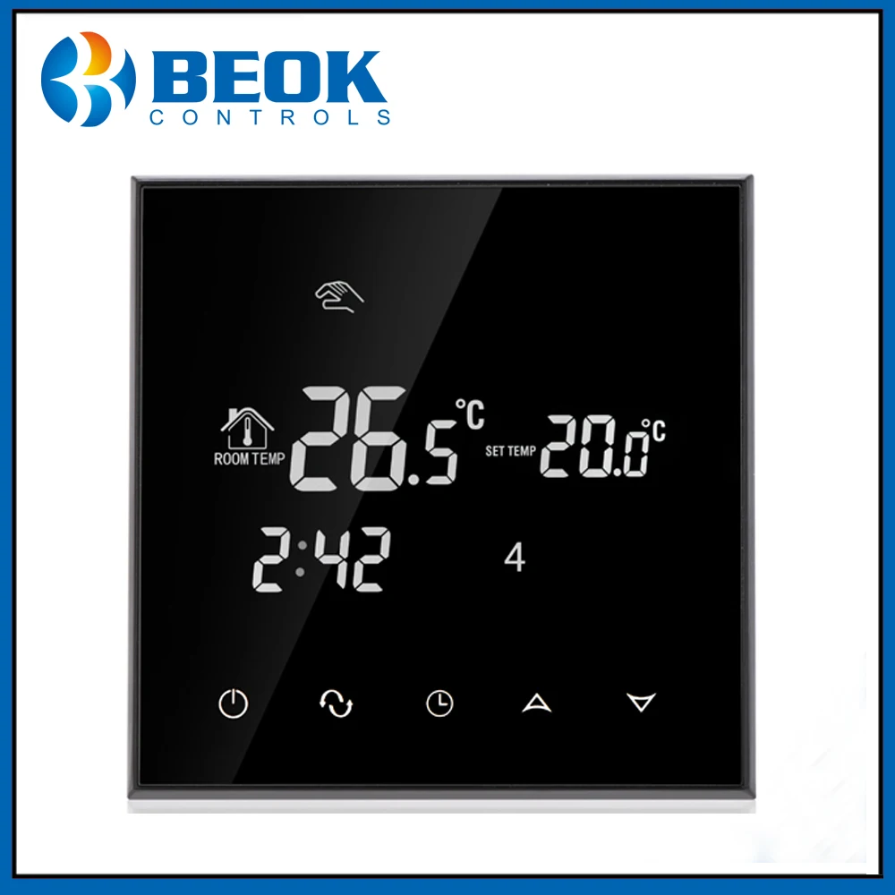 

Beok TGT70-WP and TDS21-WP Thermostat Temperature Controller Water Floor Heating Thermostat 200-230V Switch Controller 3A