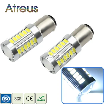 

Atreus 2pcs Car LED Lamps 1157 BA15S 7506 P21W 33 smd 5630 5730 led Car Tail Bulb Turn Signals Brake Lamp Daytime Running Light