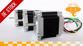 

Free ship from Germany! NO TAX! 3PCS LONGS Nema23 Stepper Motor 23HS6620 Single Shaft 185oz-in 56mm 2A 6-lead 2Phase CE ROHS ISO