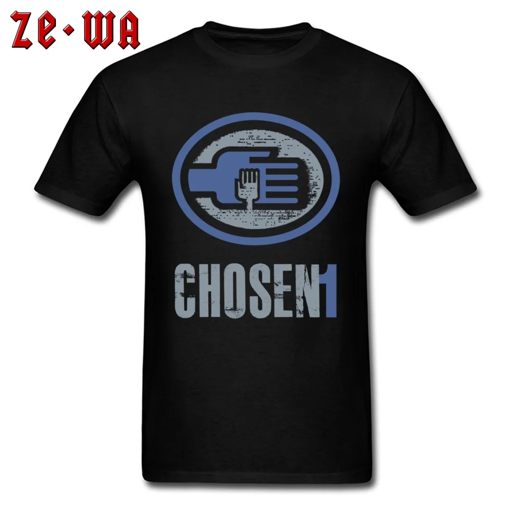 Chosen1 Printing Summer/Fall 100% Cotton O Neck Men Tops Shirts Print T Shirts Faddish Short Sleeve T Shirt Top Quality Chosen1 black