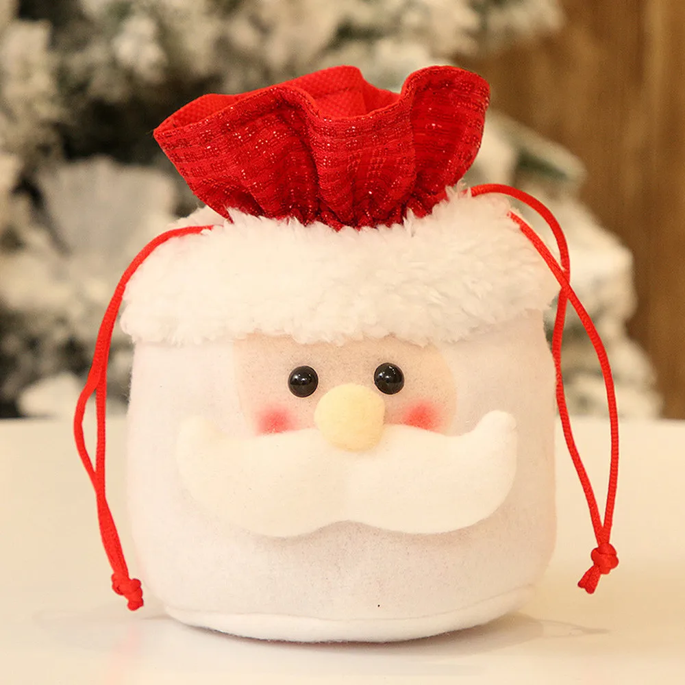 

2019 New Christmas Candy Party Gift Bag Decorations Xmas Storage Packing Wrapper Supplies For Christmas