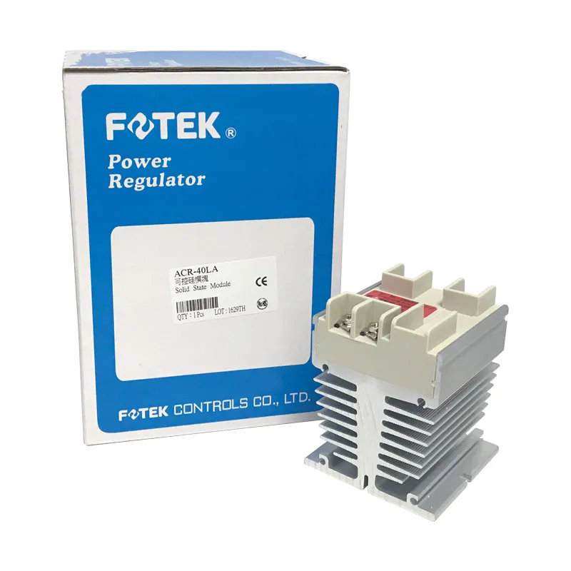

Fotek ACR-40LA Linear Control Type Solid State Enhanced Heat Sink Module Voltage Regulator For Plastic Machinery