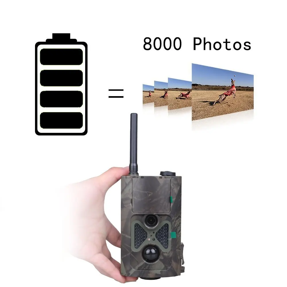 HC550M охотничья Камера GPRS фотоловушка с антенной цифровая инфракрасная фотоловушка скаутинг камера наблюдения с 24 светодиодами