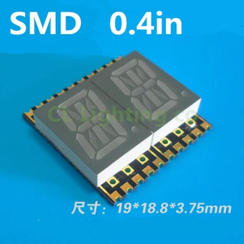 

0.4" 0.4in Smd Digital Tube Common cathode 0.4 inches red 16 Segment smd LED Display Nixie tube 2 Bit Plastic Metal