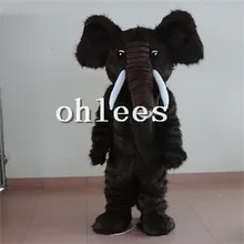 Ohlees в магазине плюшевые слоны талисман костюм на Хэллоуин и Рождество реквизит для дня рождения костюмы для взрослых, мультяшное животное настроить
